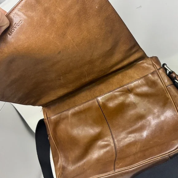 Coach Brown Metropolitan Leather Briefcase Messenger Bag - Vintage - Picture 7 of 14